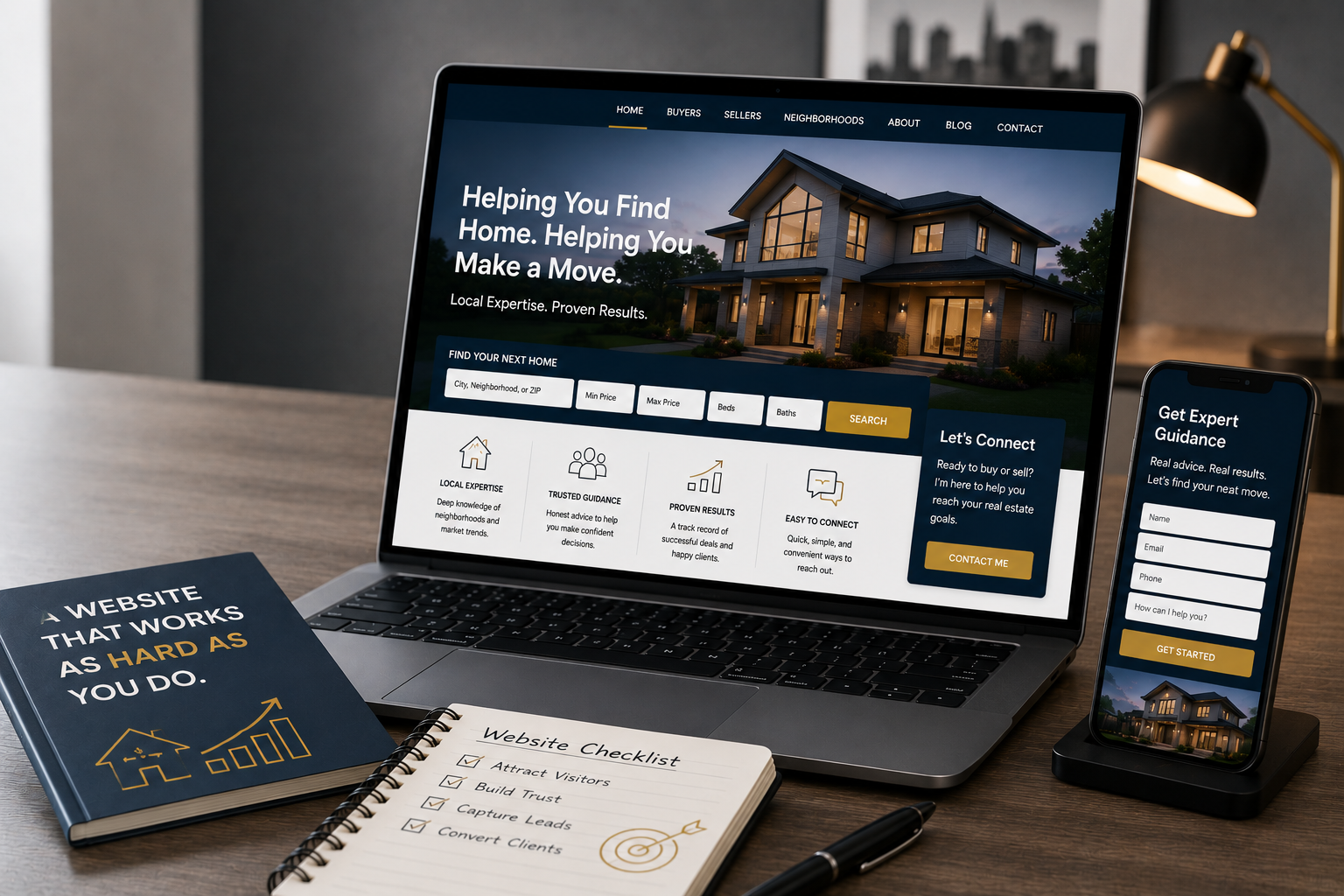 What Makes a Real Estate Agent Website Actually Generate Leads?