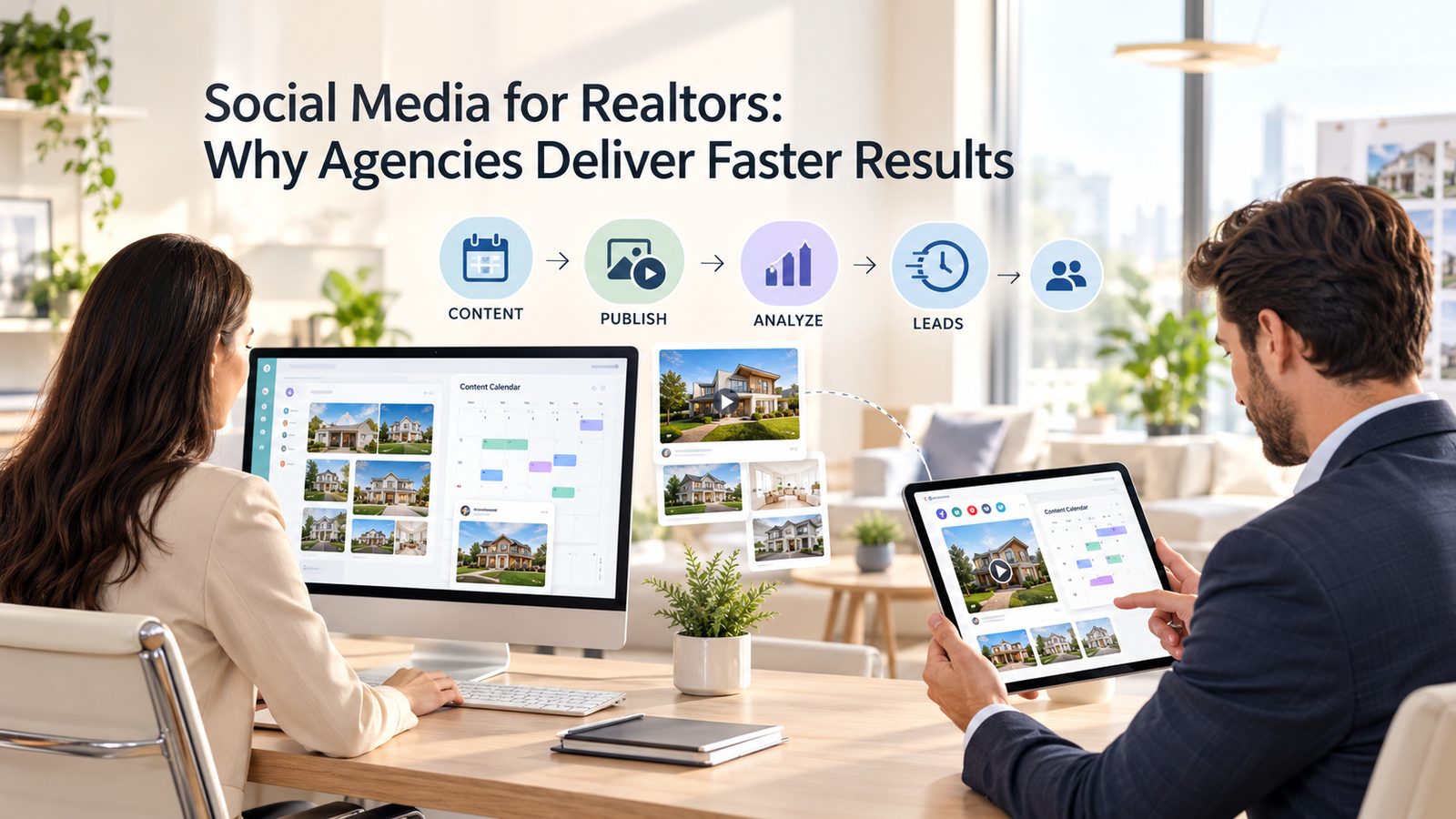 Social Media for Realtors: Why Agencies Deliver Faster Results